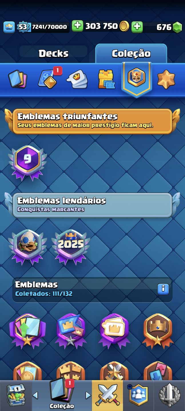 CONTA CLASH ROYALE FULL TROFÉUS (10.000) + BRAWL STARS E MAIS!