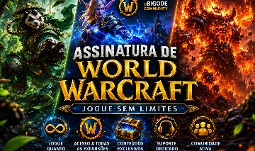 ASSINATURA WORLD OF WARCRAFT E LARINS COM [MENOR PREÇO DA GGMAX]