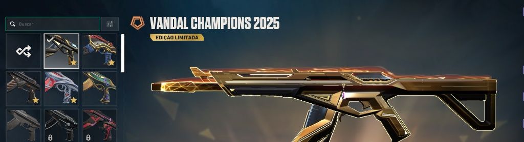 Conta Valorant | Vandal Champions 2025 + Phantom Kuronami | Peak Asc 1