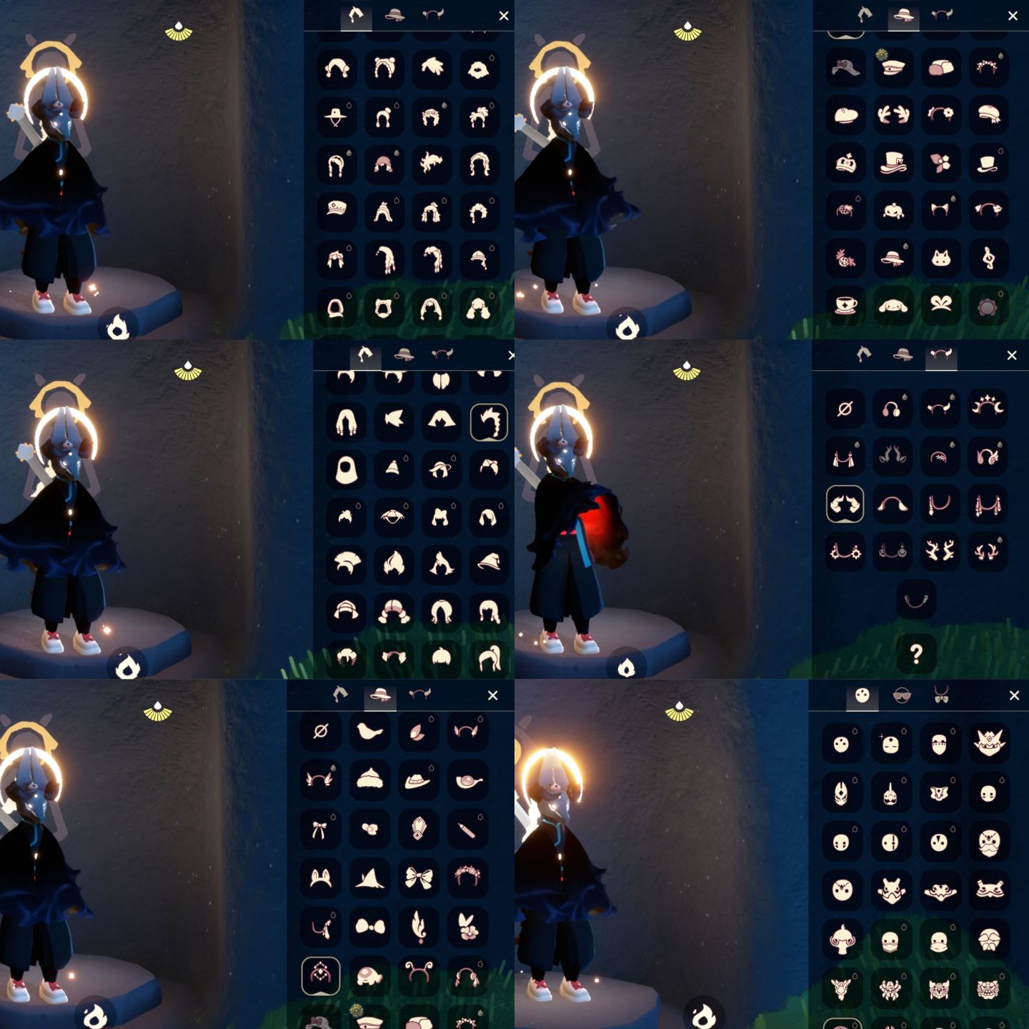Conta sky filhos de luz Anubis kizuna e elfo