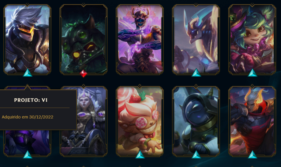 Conta de valorant e lol juntas. Gold as duas