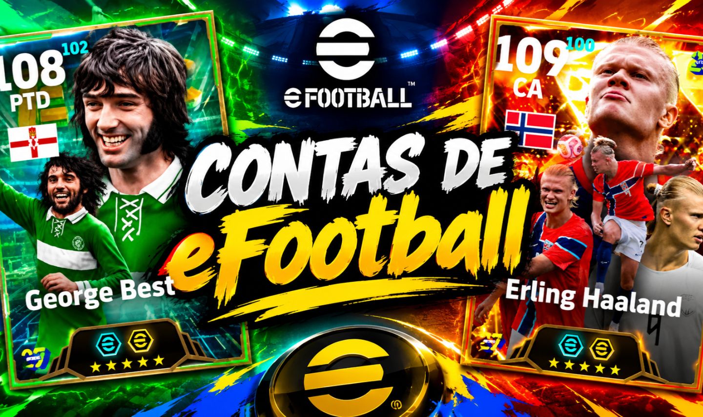 (HAALAND E BEST!!!) CONTAS de eFOOTBALL!!!