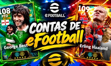 (HAALAND E BEST!!!) CONTAS de eFOOTBALL!!!