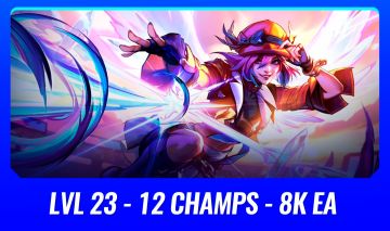 ( LVL 23 LUX SOUL FIGHTER ) 8K EA + 11 CHAMPS ( SERVER BR - SEM ELO )