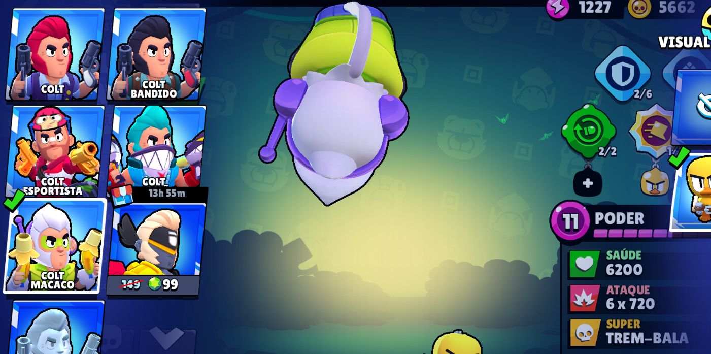Conta Brawl stars 53 brawlers
