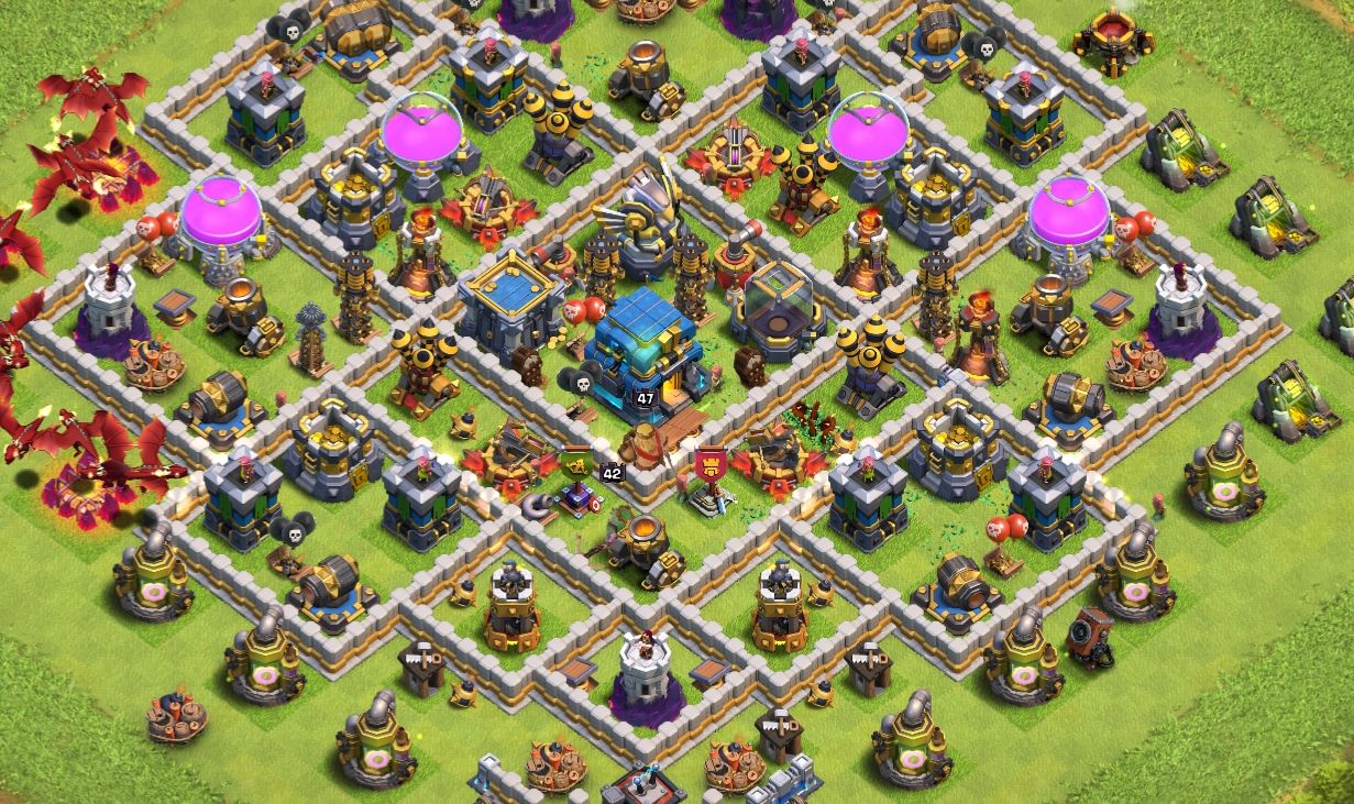 Conta de Clash of clans cv11 full