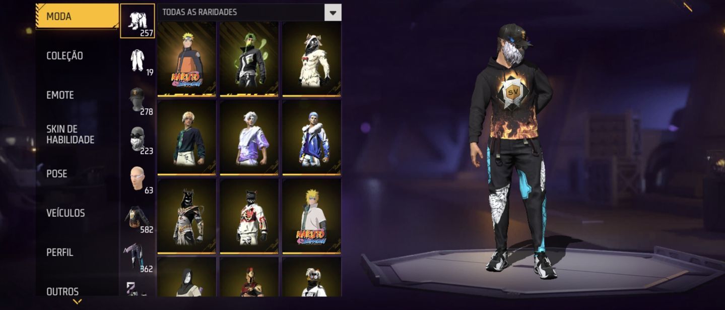 CONTA DE FREE FIRE MUITO GEMADA PRA LOGO