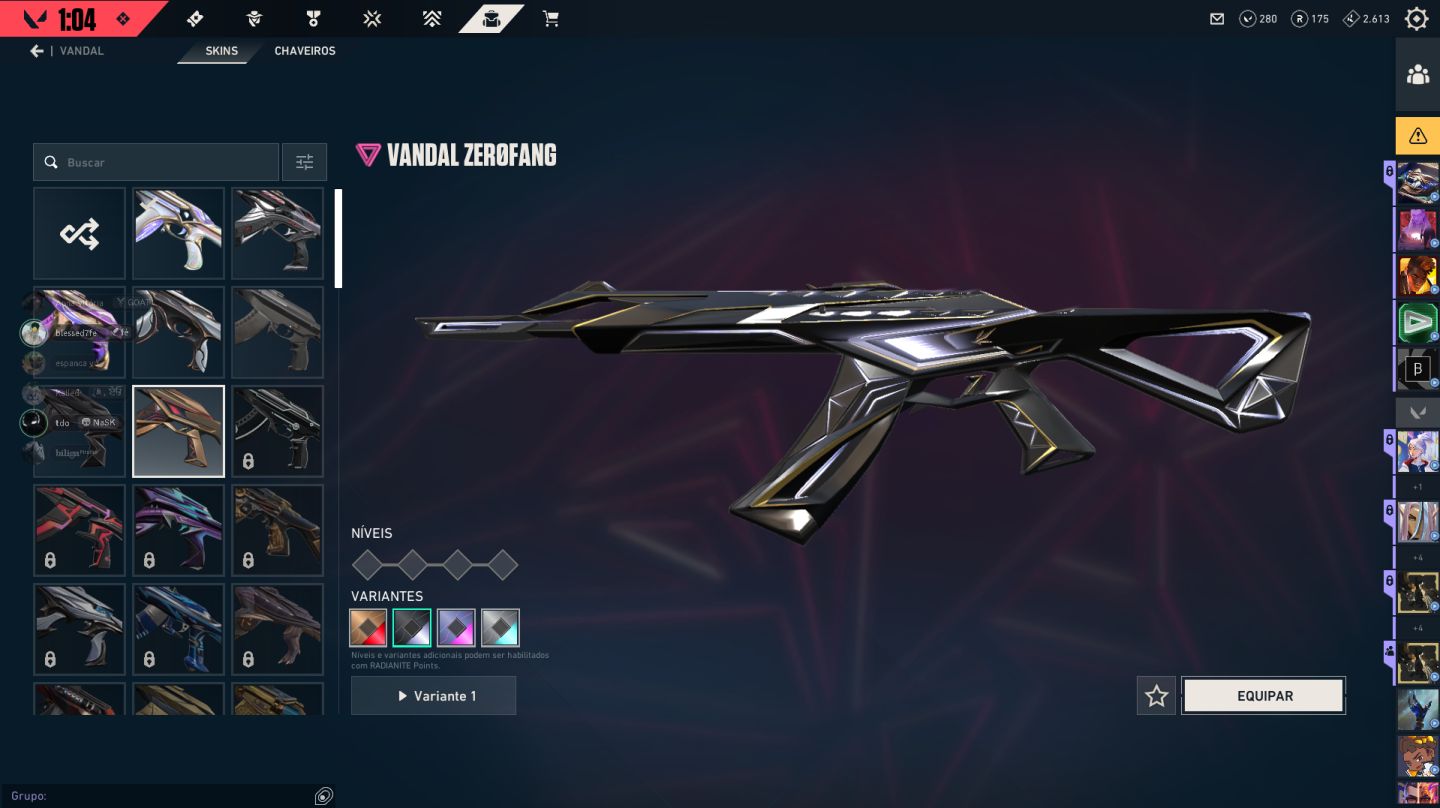 CONTA de VALORANT VÁRIAS SKINS! ENTREGA RAPIDA