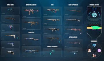 CONTA VALORANT COM KARAMBIT VCT 2025 + 5 VANDAL