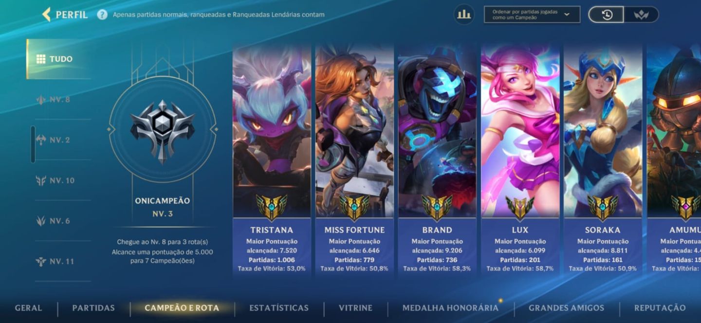 Conta Riot Muito RP LOL e Skins Wild Rift - Atualmente Mestre II - 4x GM