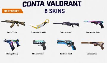 VALORANT[FA] ARAXYS VANDAL + PRIME KARAMBIT + REAVER OPERATOR | SILVER 3 SEGURA!
