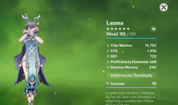 Conta genshin com Lauma, Lohen, Raiden, Alhaitham e mais personagens!