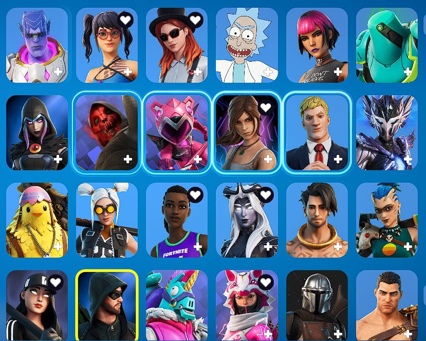 Conta fortinite skins (naruto)(kakashi)(doutor destino)(tony stark)(deadpool)