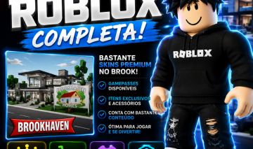 Conta roblox premium brook e skins