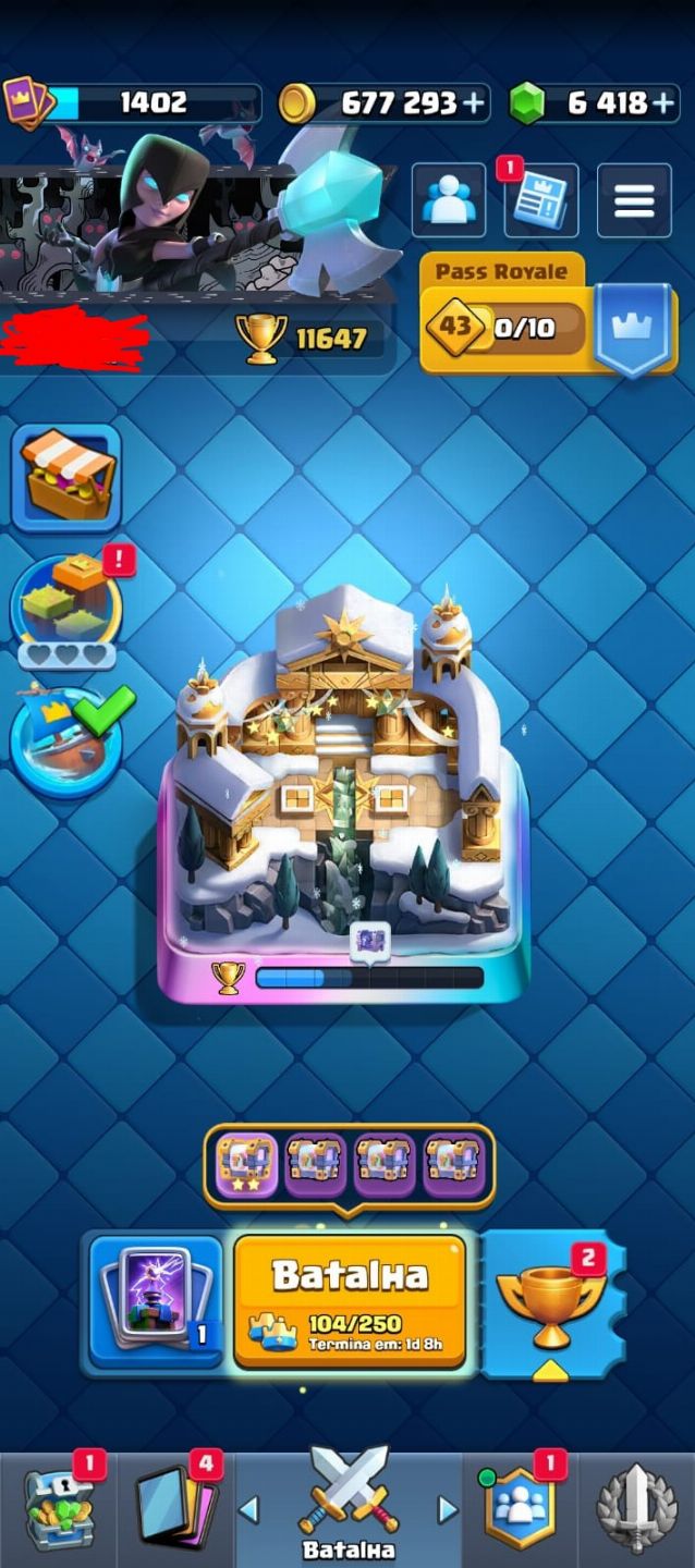 Combo 2 contas Brawl stars e clash royale