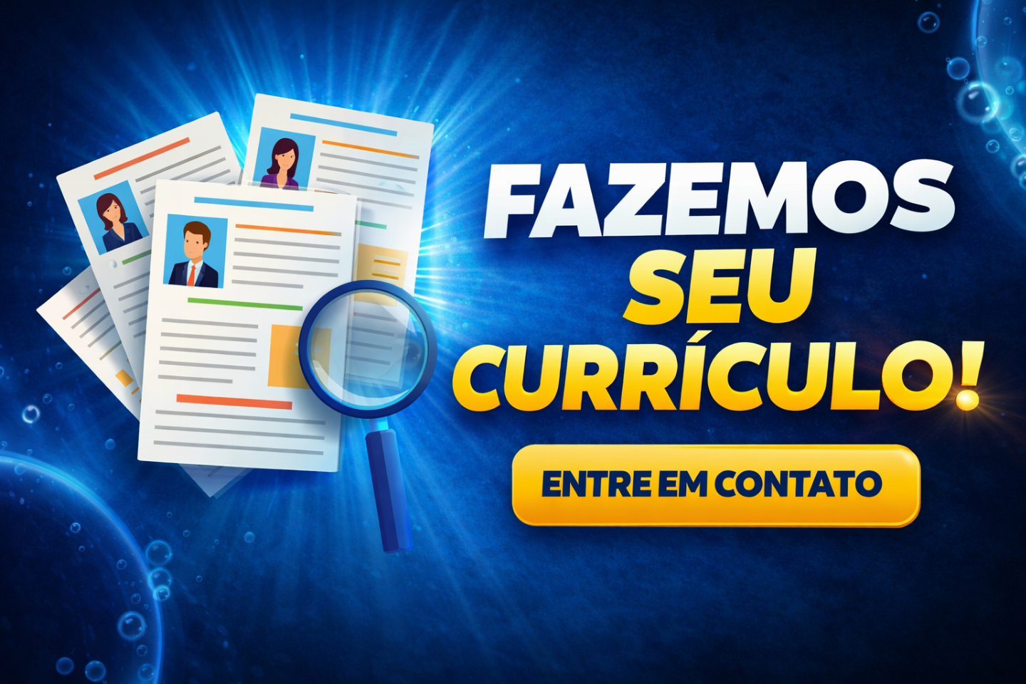 Currículo Profissional Personalizado (VENHA GARANTIR SEU CURRICULO PERFEITO)