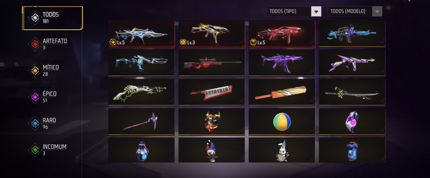 Conta free fire, login pelo o google, login do facebok perdido,3 armas evolutiva