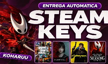 KEY RANDOM STEAM | ENTREGA AUTOMÁTICA | 1, 5 ou 10 KEYS