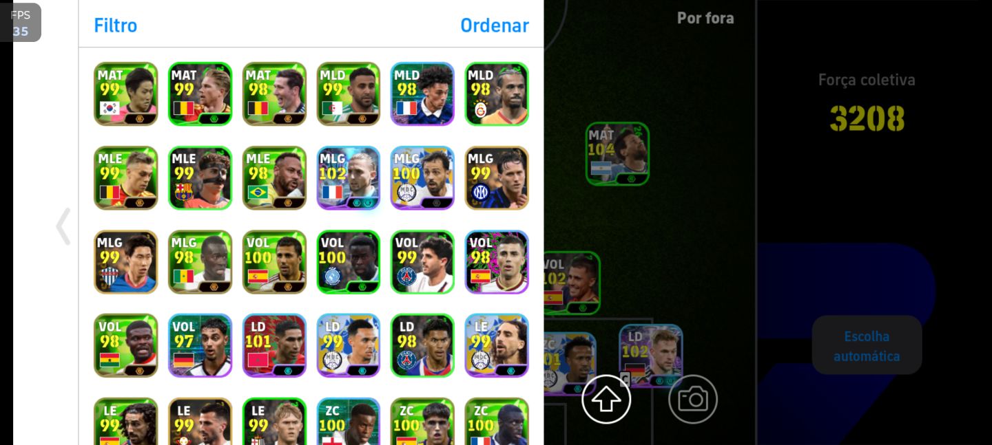 Conta efootball intermediária completinha