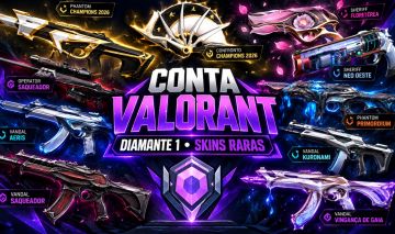 Conta Valorant Skins + Elo Diamante 2