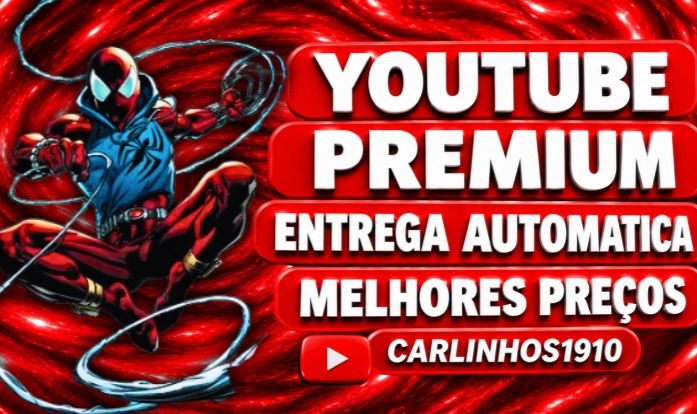 YOUTUBE PREMIUM + MUSIC PREMIUM VIP 30 DIAS | ENTREGA AUTOMÁTICA, LINK YOUTUBE