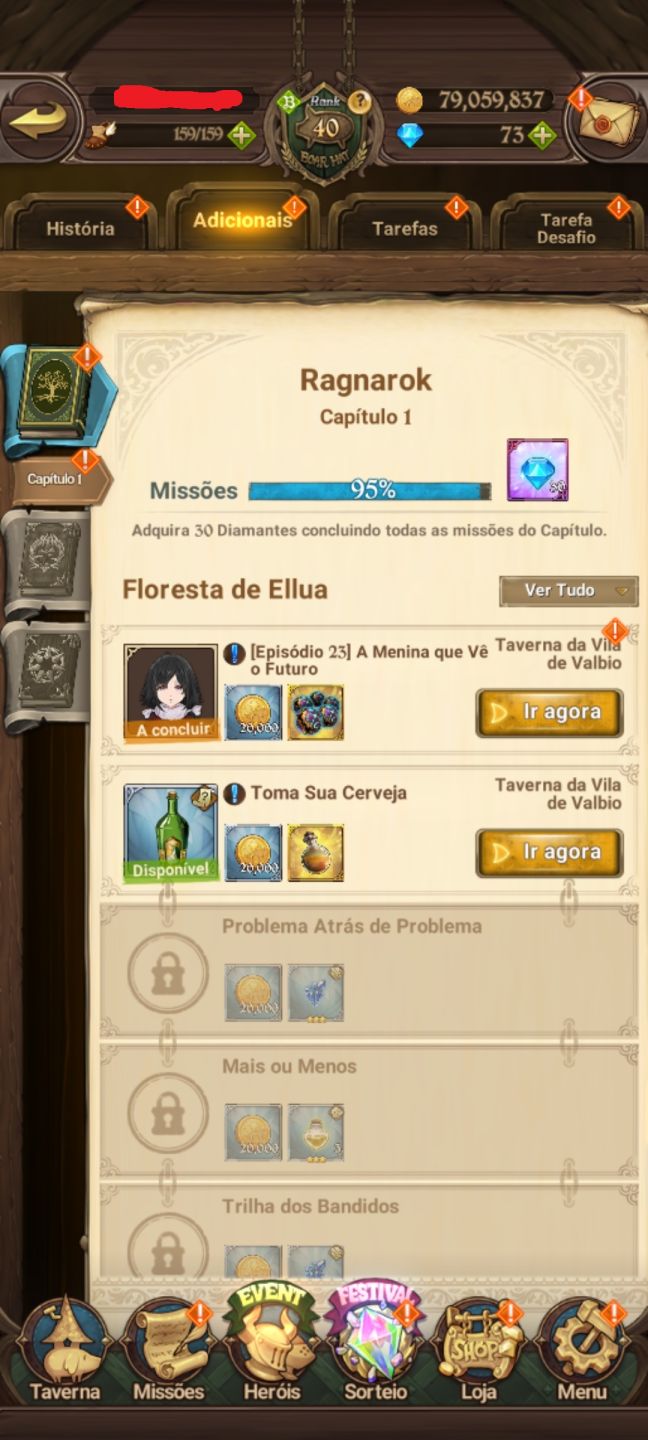 Conta 7ds grand cross com meliodas nemesis 4/6! Conta super top!
