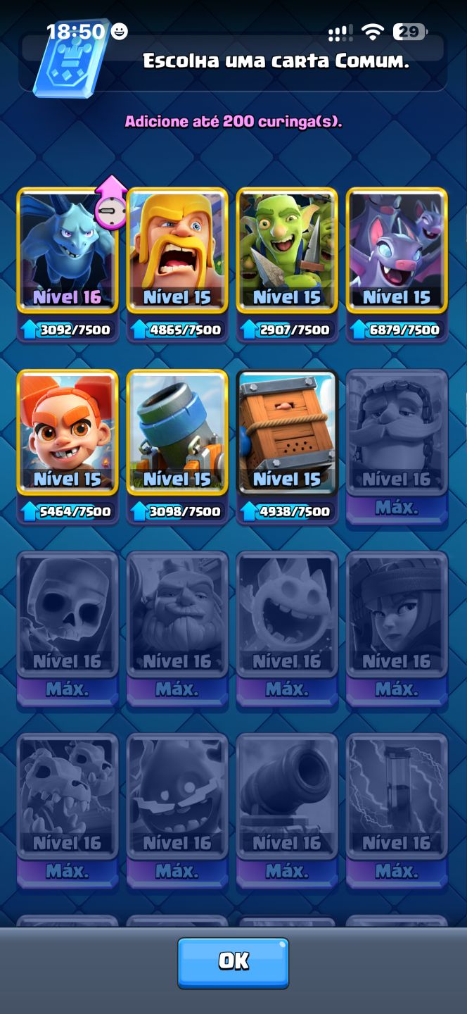 CONTA CLASH ROYAL FULLL TOPADA !