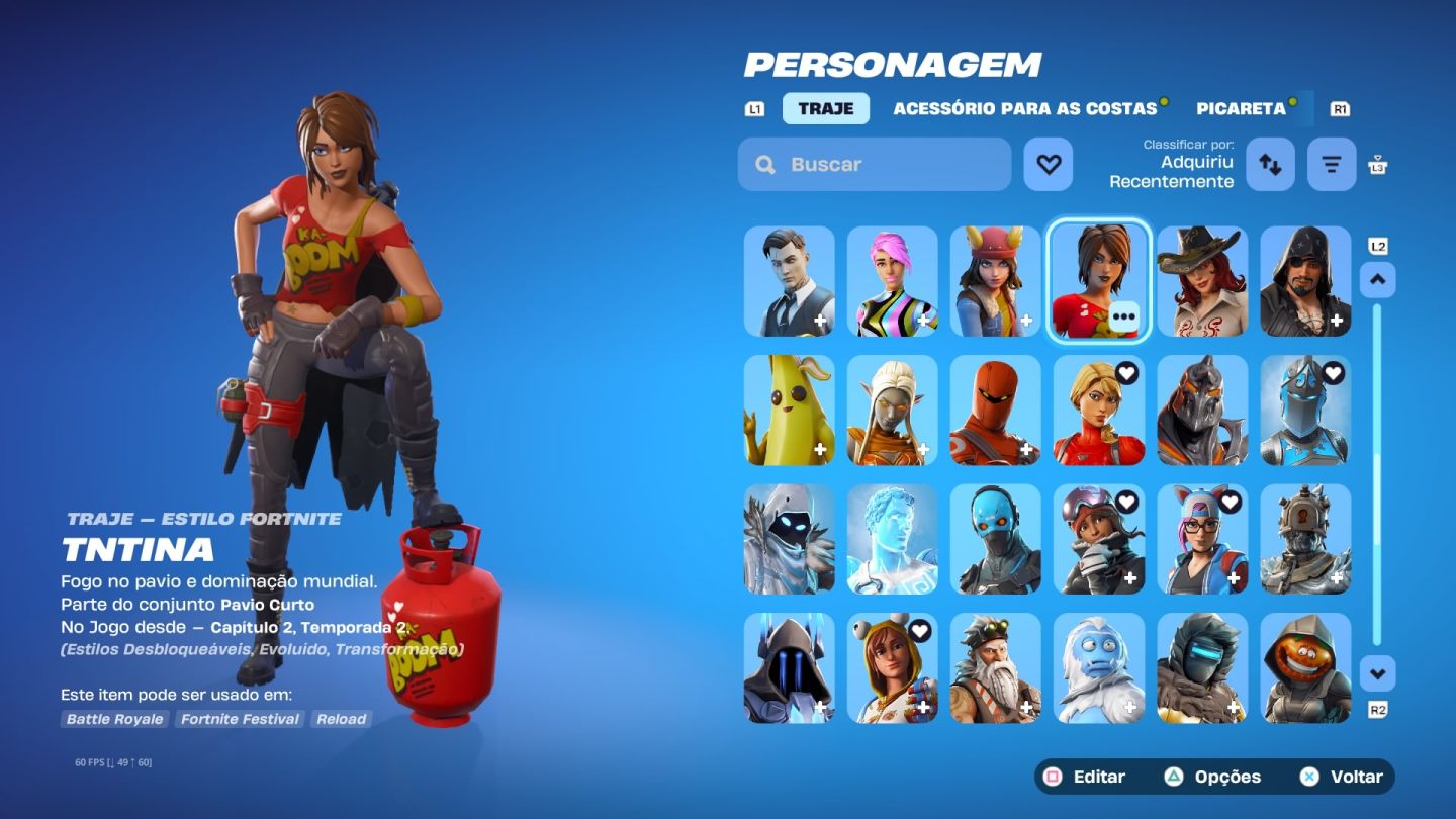 Conta Og com a Temporada 4,5,6,7,2 Full com Mais de 100 Skins