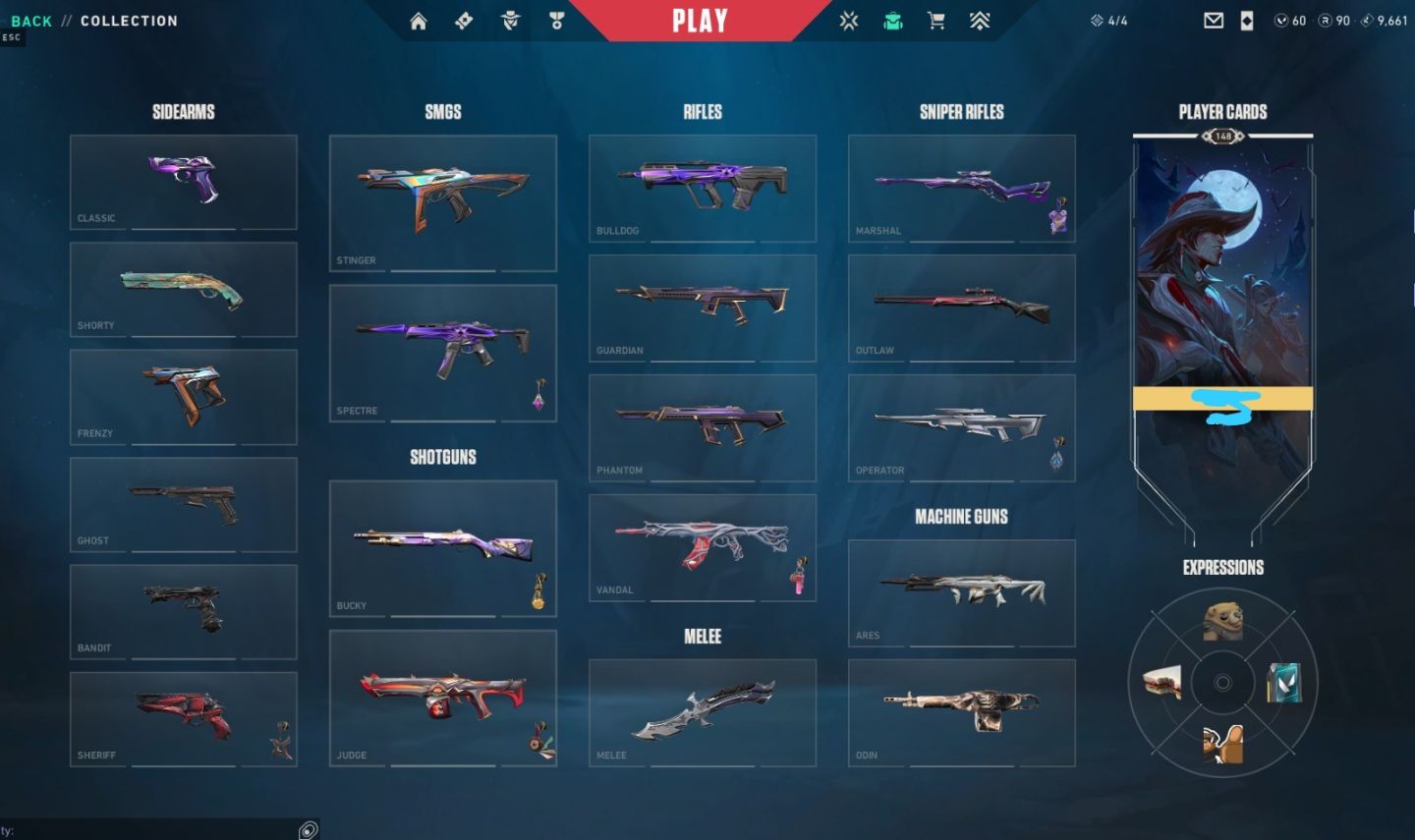 Conta skins premium valorant