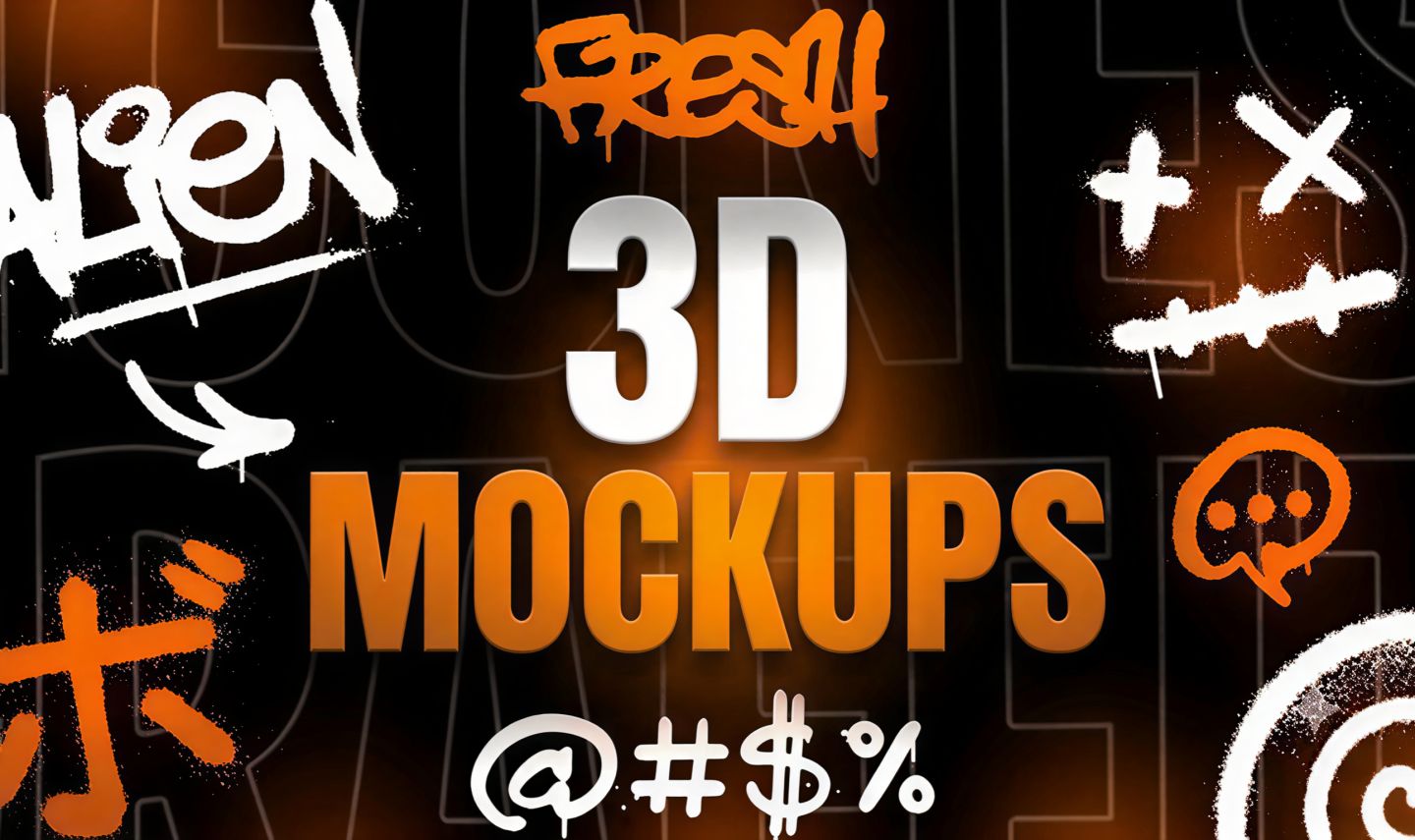 MOCKUPS 3D / PHOTOSHOP - ILLUSTRATOR - ADOBE XD - FIGMA - SKETCH E MAIS