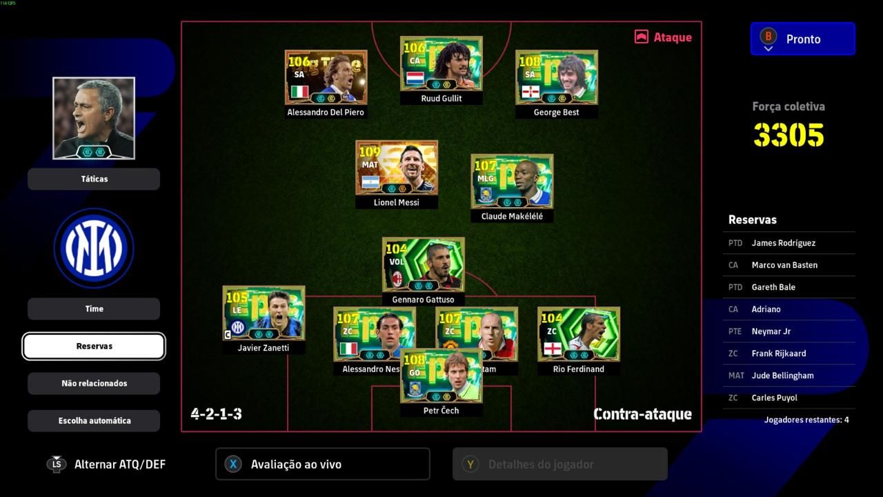 CONTA EFOOTBALL STEAM PC 3310+