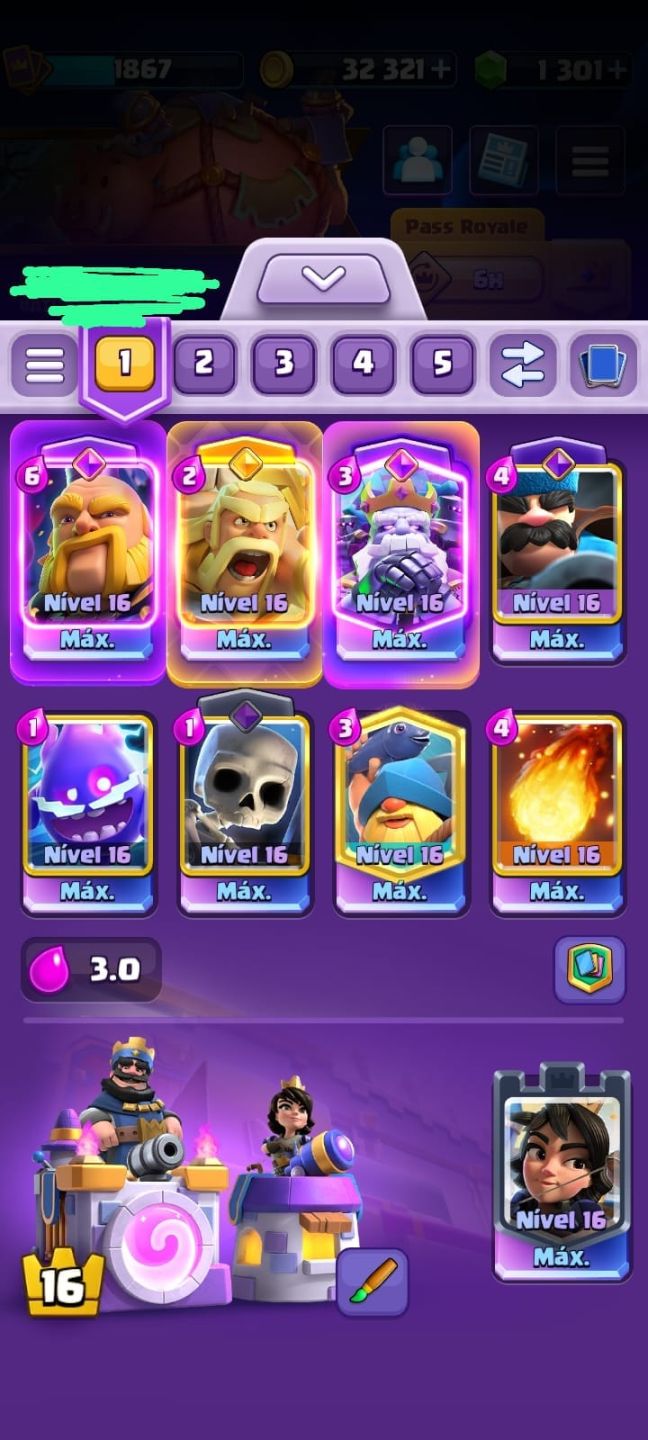Conta Clash Royale ( MAIOR CAMPEAO )27 Cartas lvl Maximo/26 Evoluções /10 HEROIS