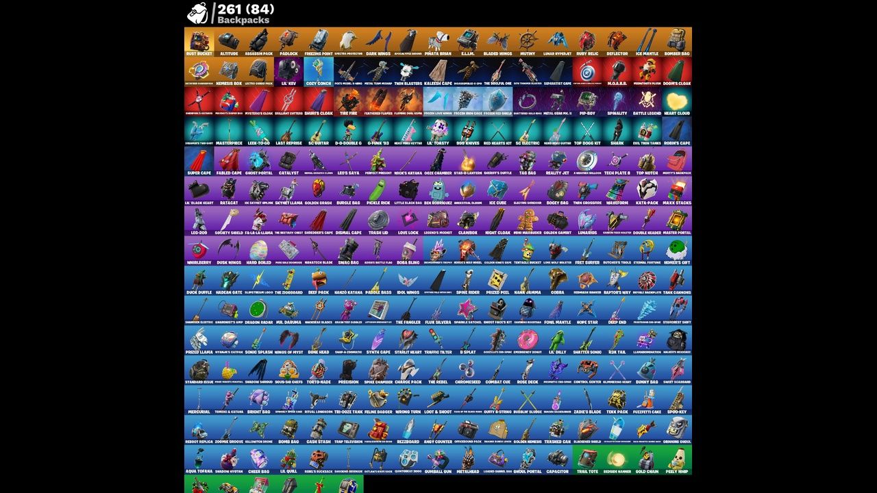 CONTA FORTNITE 216 SKINS PRIMEIRO EMAIL ROBOCOB RARIDADE + 1.300 VBUCKS