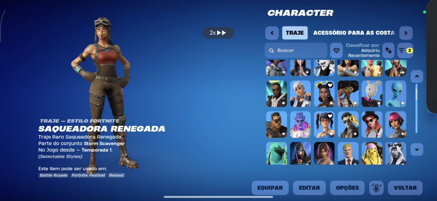 Conta de fortnite parada vários passe do cap 1 full