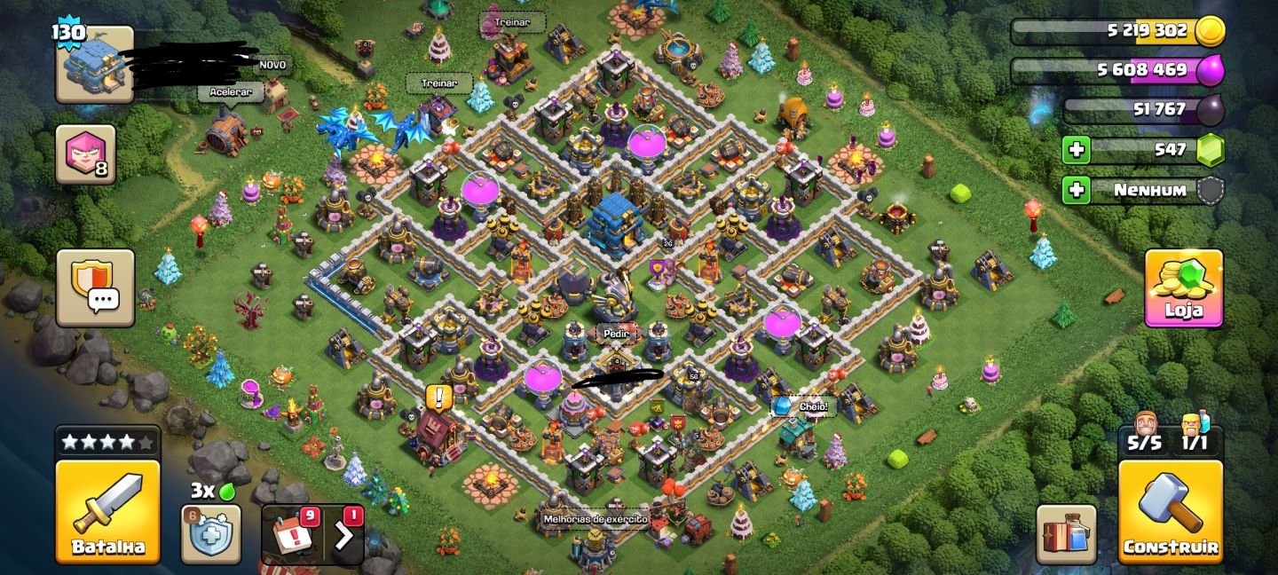 Conta Clash of clans Vila recém CV 12 - Full CV 11