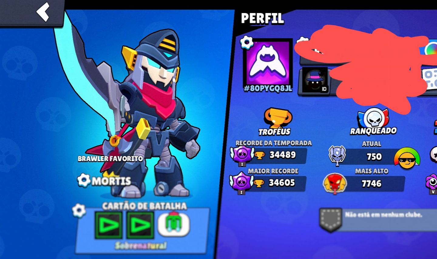 CONTA BRAWL STARS DESDE DE 2019, 34K DE TROFÉUS, 57 HIPERCARGAS, 77 BRAWLERS ETC