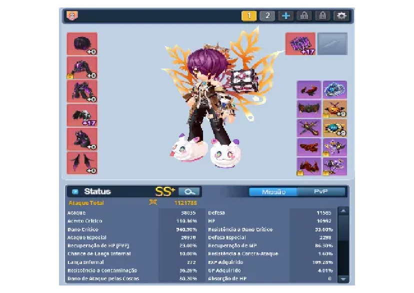 CONTA END GAME De GRAND CHASE/ Clvl650