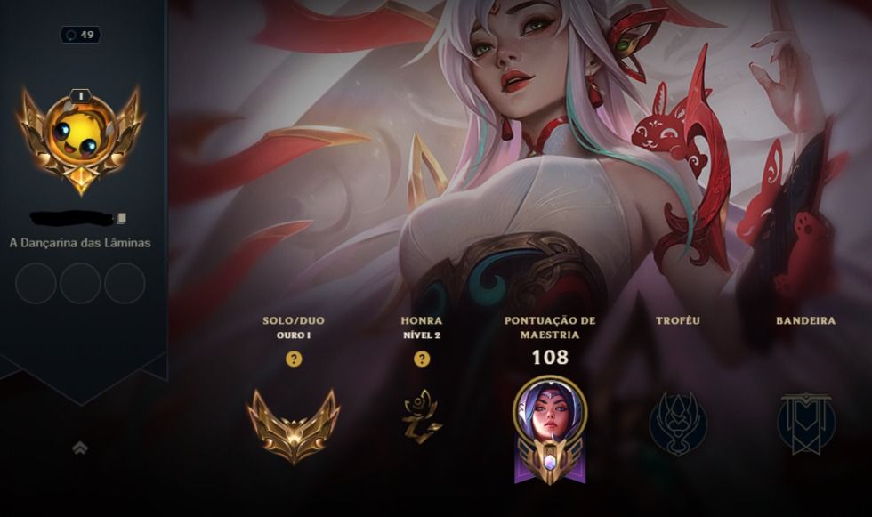 Conta Gold 1 / Main Irelia tem as melhores skins dela