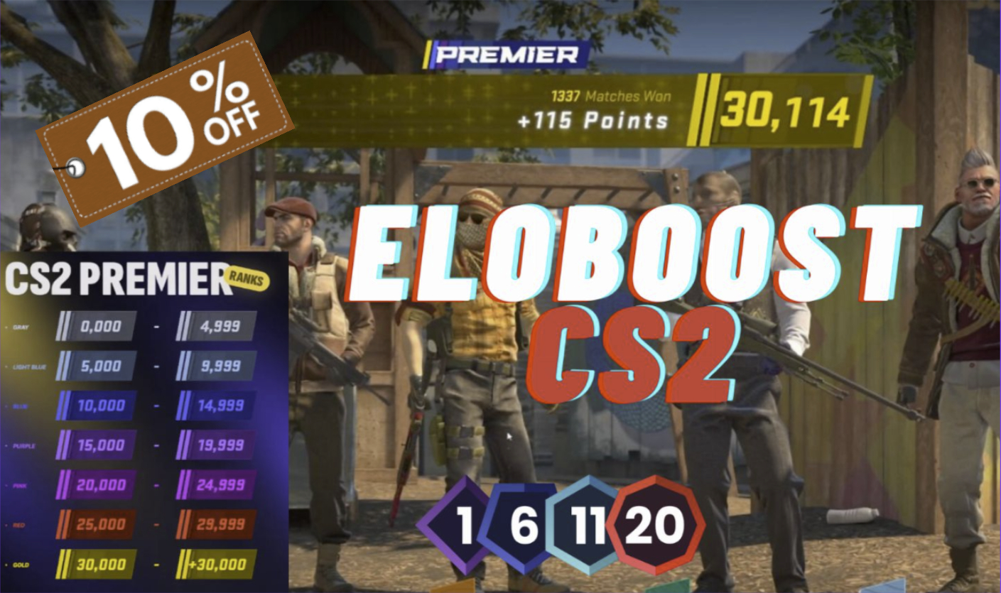 BOOST RANK CS2 (FACEIT & PREMIERE) ELO JOB SOLO/DUO