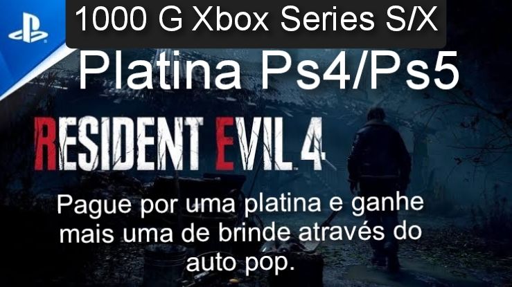 Resident Evil 4 Remake - Orelhas de Gato/ Profissional Rank S+ - Ps4/5, Xbox S/X