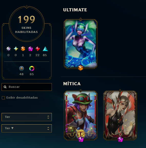 Conta League Of Legends + Valorant com muitas skins