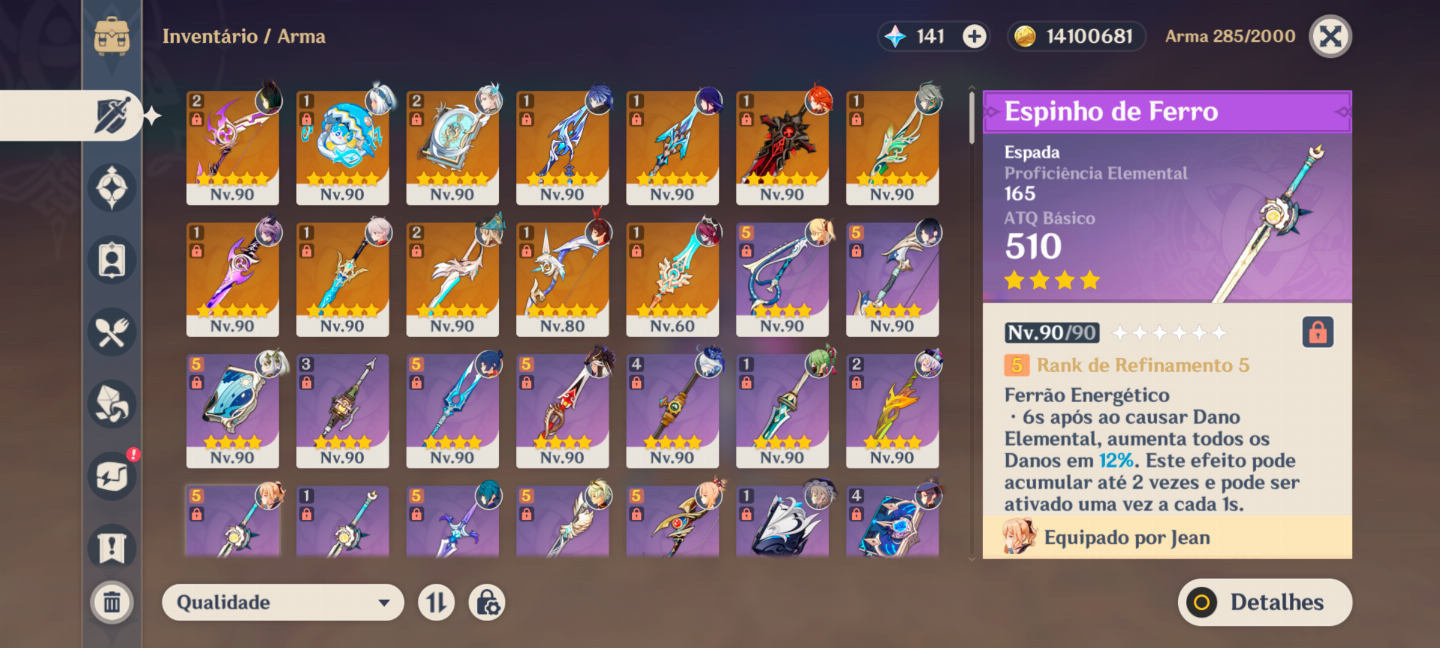CONTA GENSHIN AR 60 ENDGAME + HONKAI STAR RAIL NIVEL 51