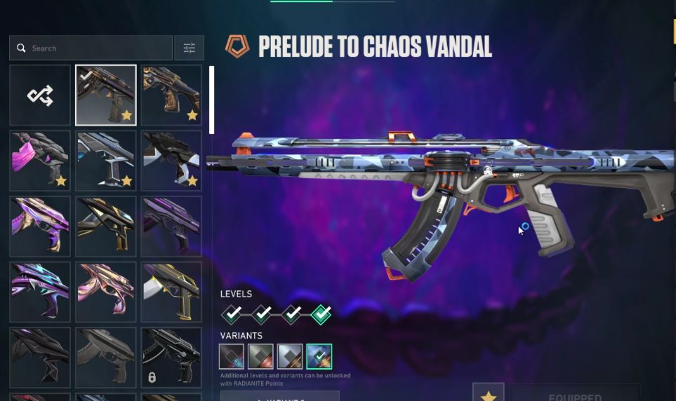 Conta valorant preludio do caos, kuronami, xenohunter, etc, R$ 2.239 peak plat
