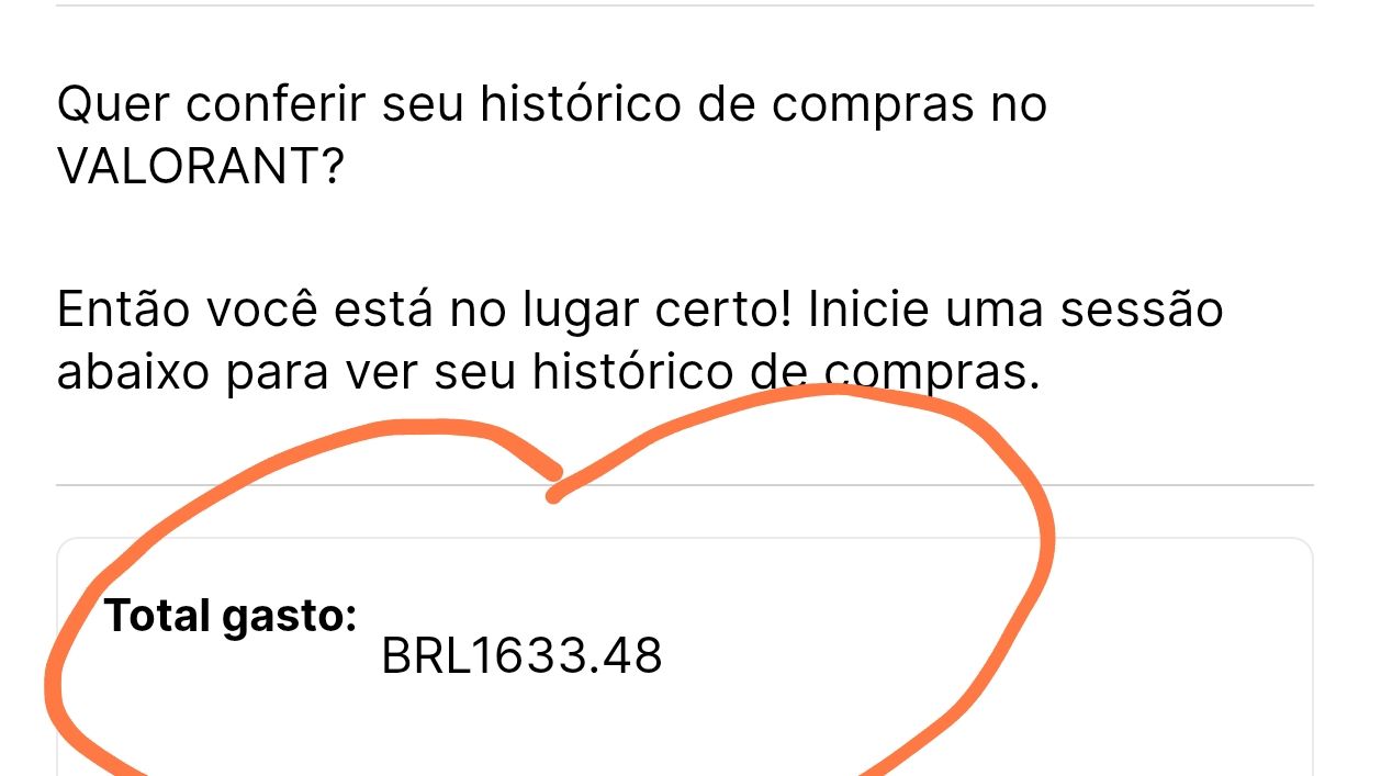 CONTA DE VALORANT COM 1630RS GASTOS!!!