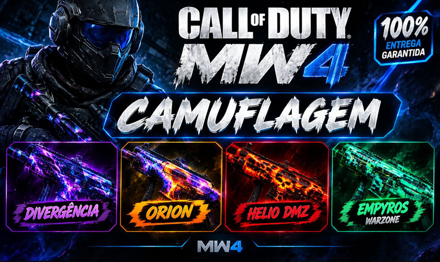 CAMUFLAGEM DIVERGÊNCIA | ORION | HELIO DMZ | EMPYROS WARZONE | MW4.