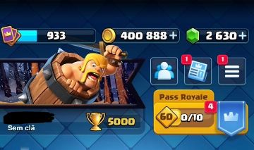 Conta Clash Royale 5.000+ Troféus | 90+ Cartas | 2.010 Gemas
