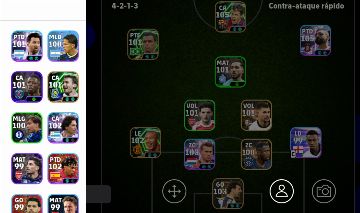 Conta eFootball com Salah 105 e Saviola 105 | Elenco Forte