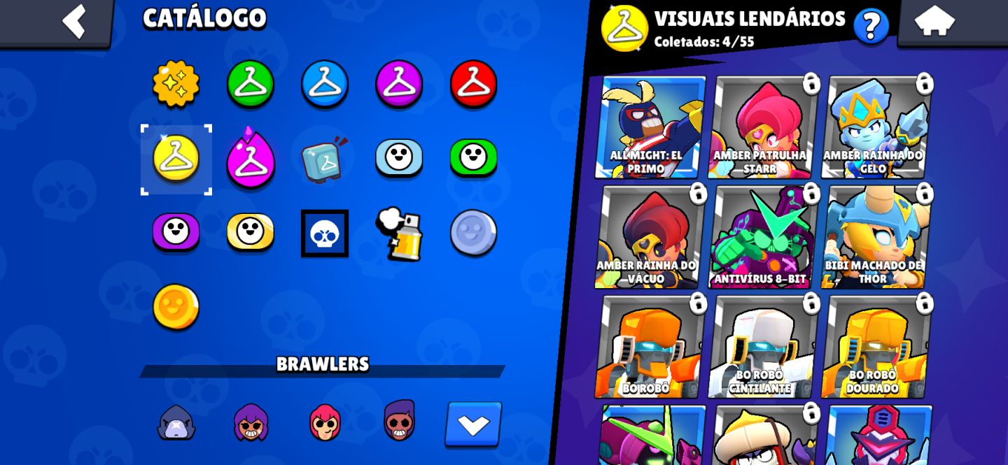 Conta Brawl Stars Antiga com Skins raras, mortis hockey