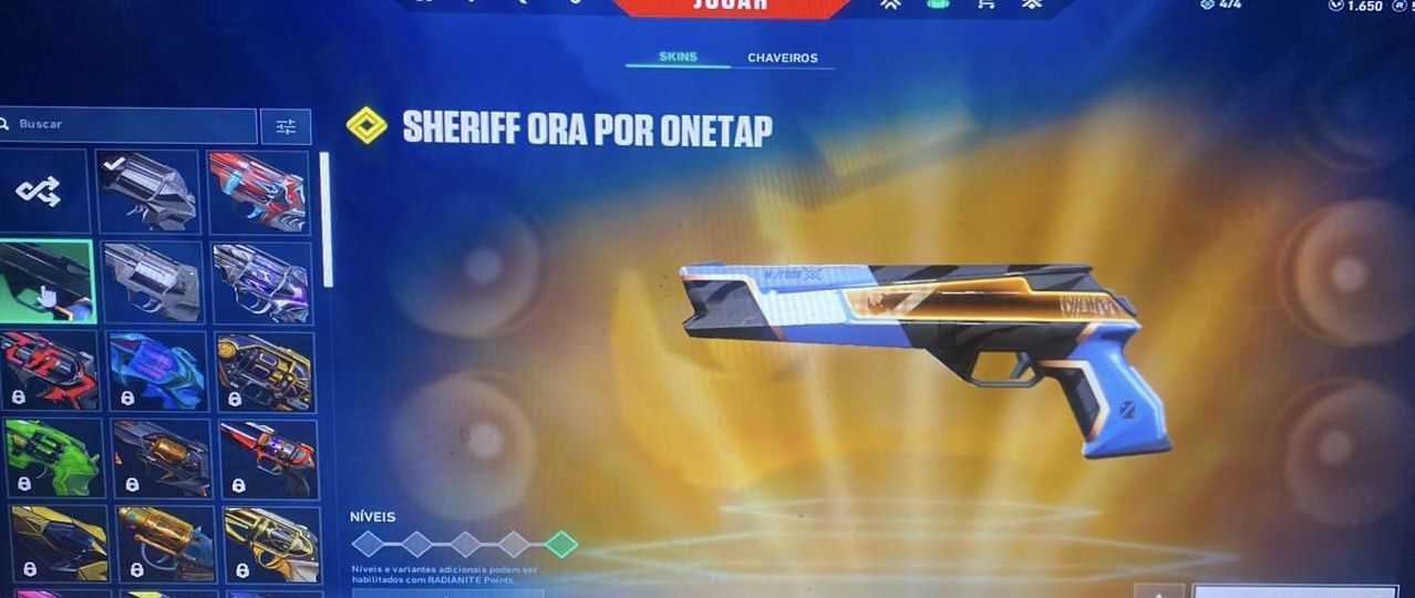 1,6k gastos Conta valorant bastante skin