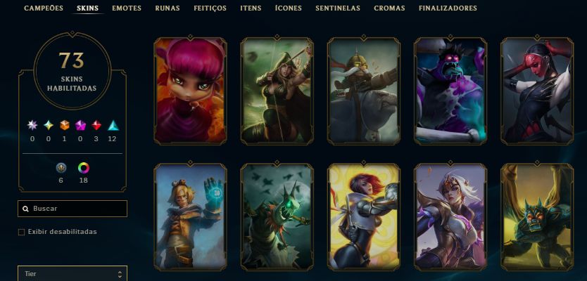 CONTA PLATINA 1 / YASUO EMISSÁRIO DA ESCURIDÃO / UDYR ULTIMATE / 31 SKINS /35KEA